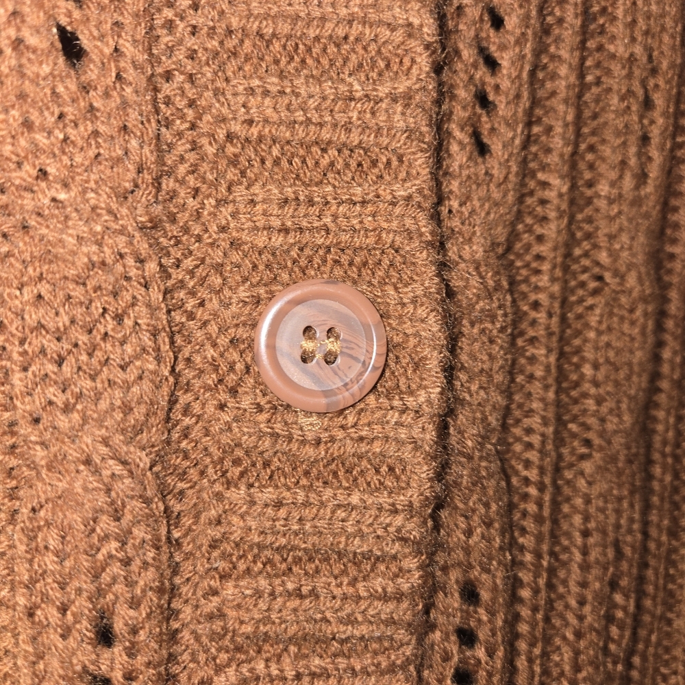 Suzy Shier Burnt Orange Sweater - Picture 2 of 7